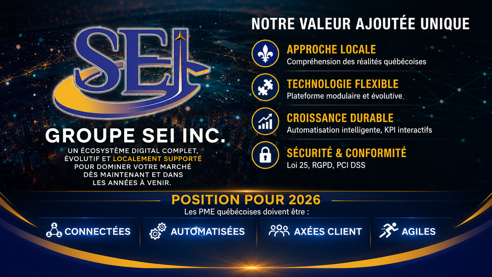 Notre valeur ajoutée unique et notre position pour 2026